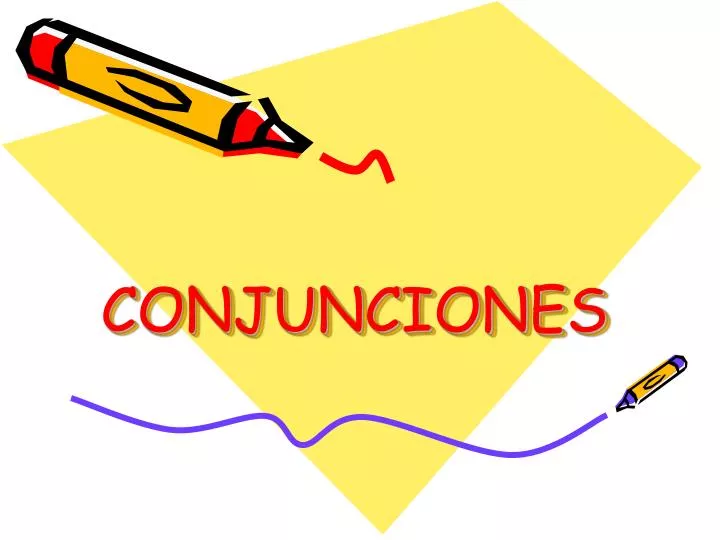 conjunciones