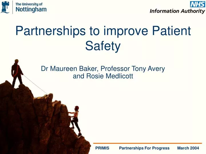 partnerships to improve patient safety