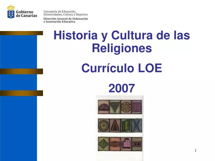 historia y cultura de las religiones curr culo loe 2007