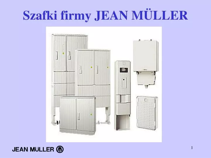 szafki firmy jean m ller