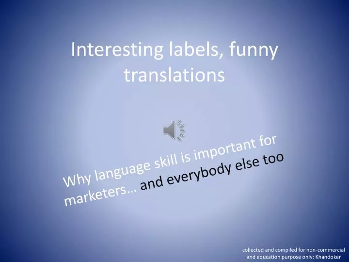interesting labels funny translations