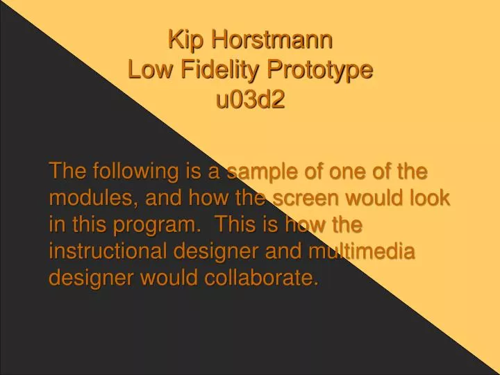kip horstmann low fidelity prototype u03d2