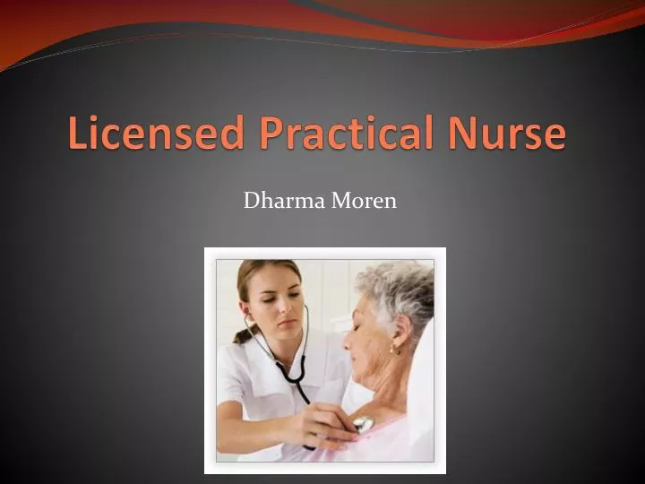 licensed practical nurse