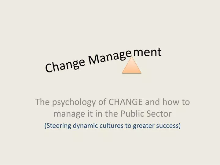 change manage