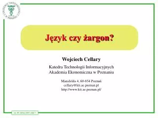j zyk czy argon