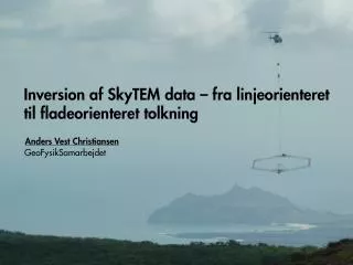 inversion af skytem data fra linjeorienteret til fladeorienteret tolkning