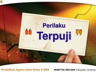 perilaku terpuji