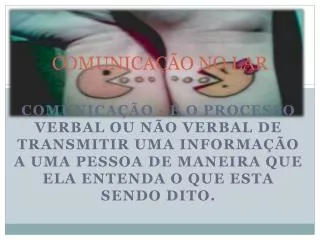 comunica o no lar