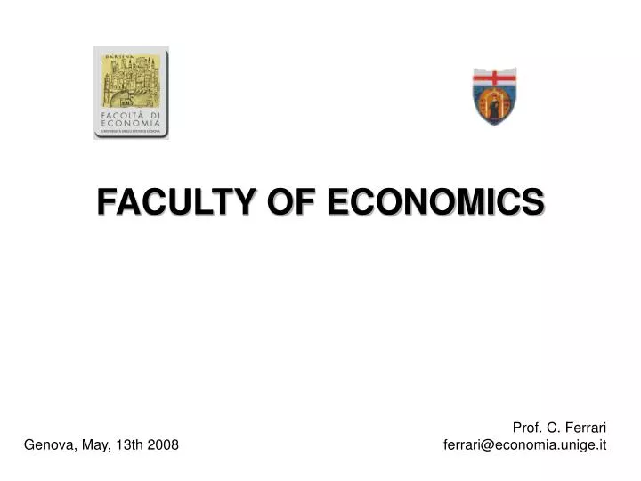 faculty of economics
