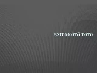 szitak t tot