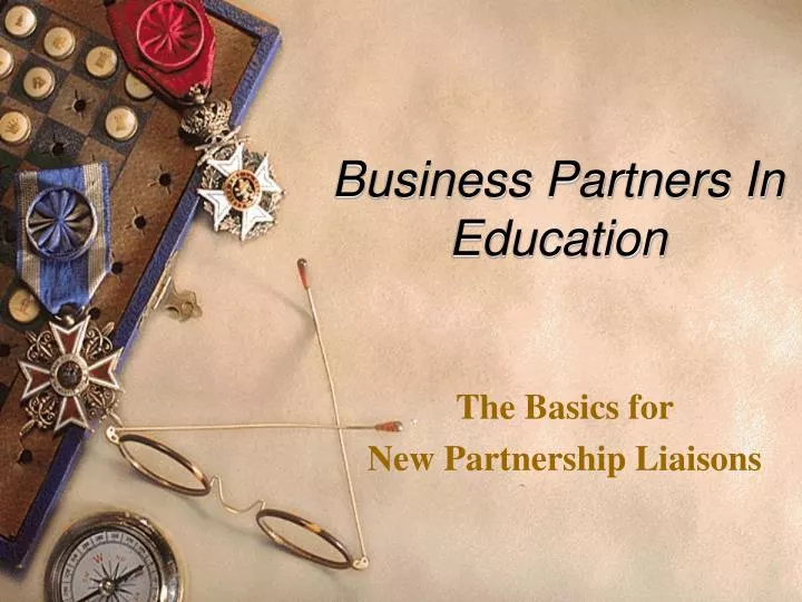 business partners in education
