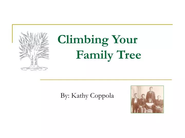 climbing your family tree