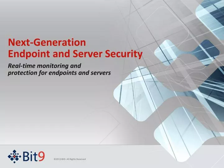 next generation endpoint and server security