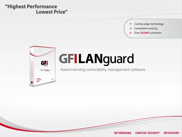 award winning vulnerability management software