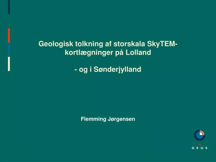 geologisk tolkning af storskala skytem kortl gninger p lolland