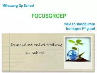 milieuzorg op school