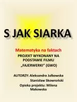 S JAK SIARKA - slide 1