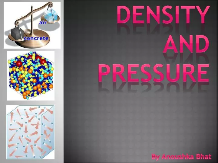 density and pressure