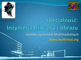 specjalno in ynieria d wi ku i obrazu
