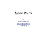 Apache JMeter - slide 1