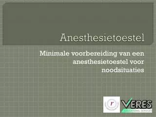 anesthesietoestel