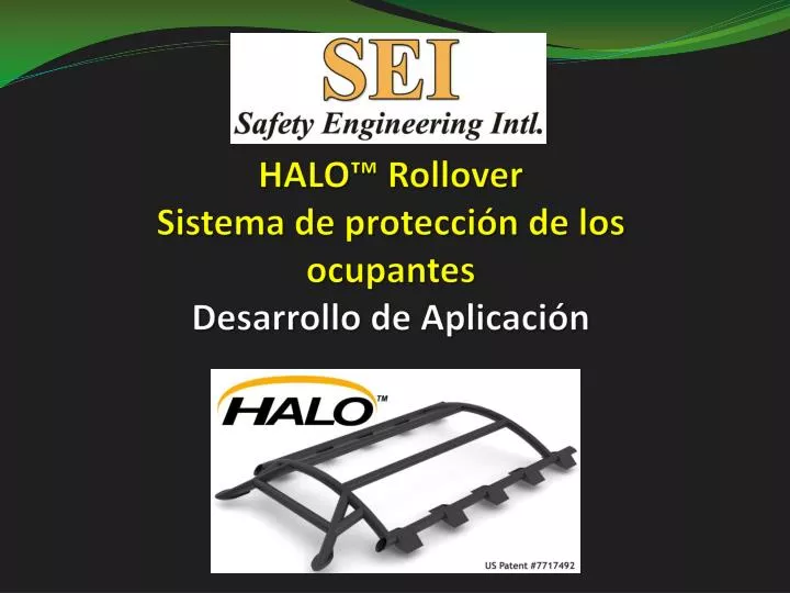 halo rollover sistema de protecci n de los ocupantes desarrollo de aplicaci n