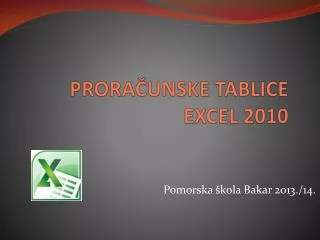 prora unske tablice excel 2010