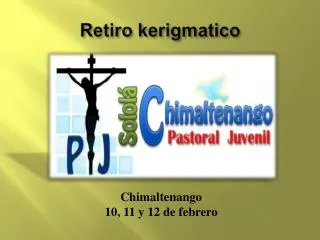 retiro kerigmatico
