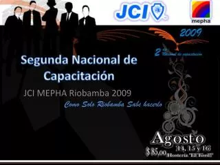 segunda nacional de capacitaci n