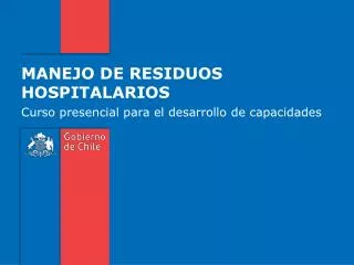 manejo de residuos hospitalarios