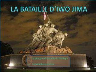 la bataille d iwo jima