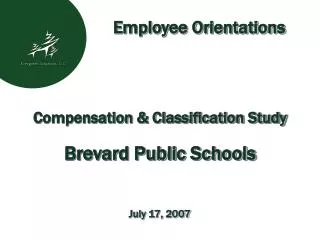 Compensation &amp; Classification Study Brevard Public Schools