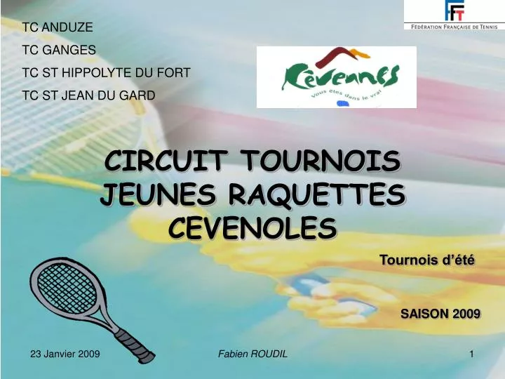 circuit tournois jeunes raquettes cevenoles