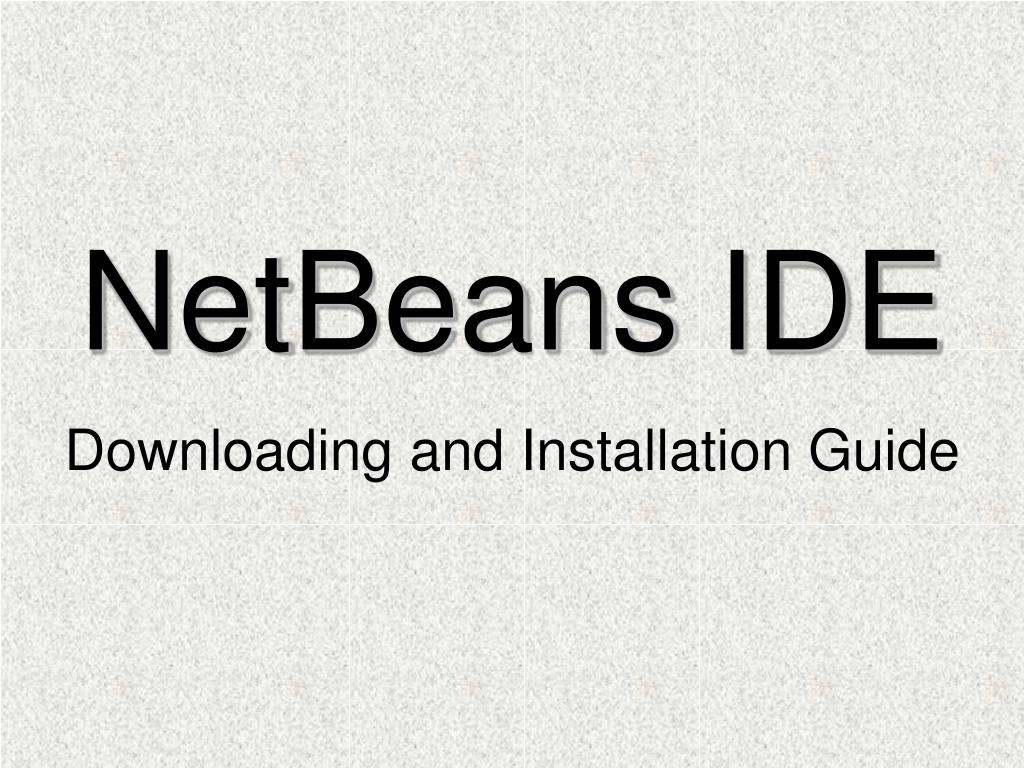 NetBeans IDE - slide 1
