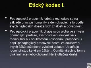etick kodex i