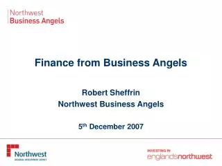 Finance from Business Angels