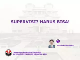 supervisi harus bisa