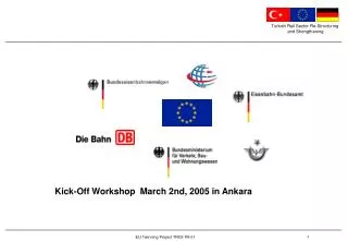 Kick-Off Workshop March 2nd, 2005 in Ankara