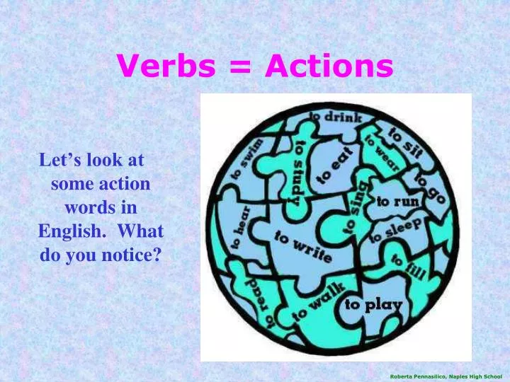 verbs actions