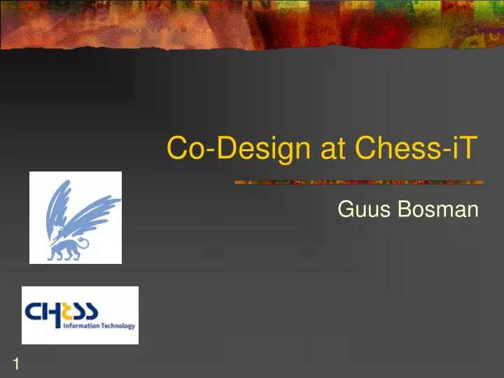 co design at chess it