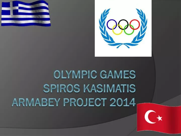 olympic games spiros kasimatis armabey project 2014