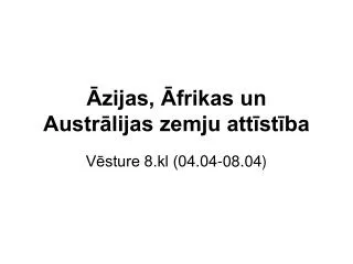 zijas frikas un austr lijas zemju att st ba