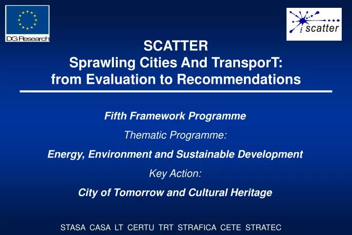 scatter sprawling cities and transport from evaluation to recommendations