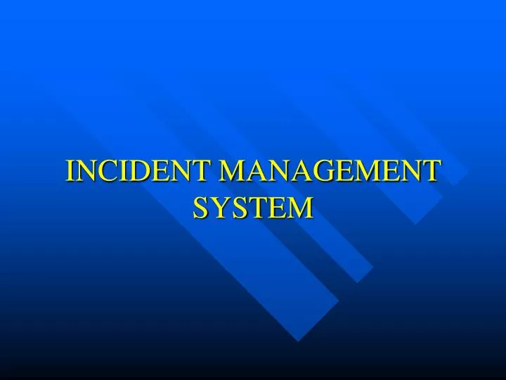 incident management system