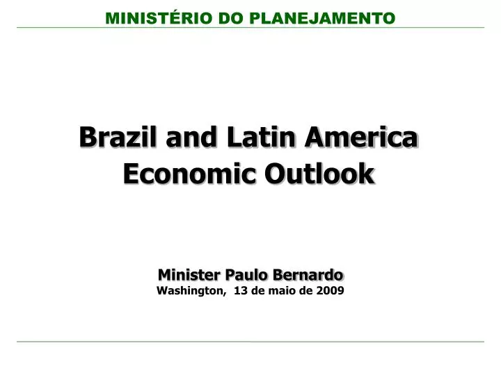 brazil and latin america economic outlook