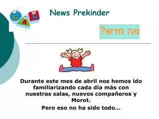 news prekinder
