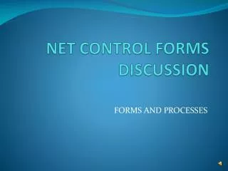 NET CONTROL FORMS DISCUSSION
