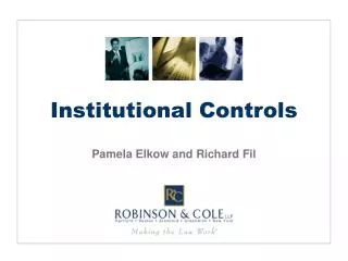 Institutional Controls