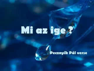 mi az ige