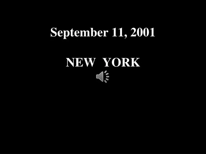 september 11 2001 new york